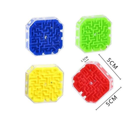 Cube Labyrinthe 3D Géant - Puzzle Magnétique Avec Bille, Jeu De Réflexion Pour Adultes Et Enfants