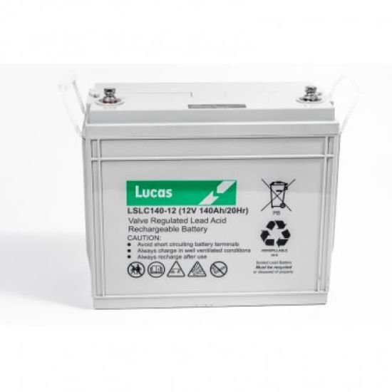 Batterie Plomb étanche Stationnaire et Cyclage Lucas VRLA AGM LSLC140-12 12V  140Ah - Cdiscount Auto