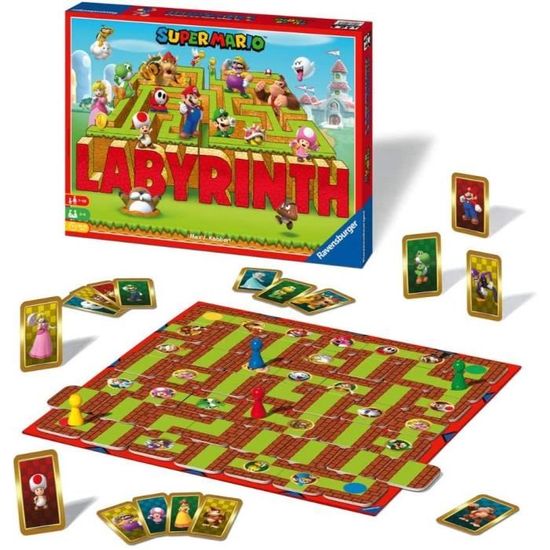 Jeu de société Labyrinthe Super Mario - Pour Enfant et Famille - Dès 7