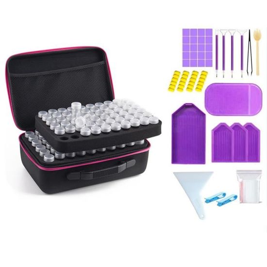 Yuecoom Organisateur De Fil D'aiguille, 3 Couleurs, 30 Positions, Support D'aiguilles Pour Point De Croix, Organisateur De Fil De Fil à Broder, Outils