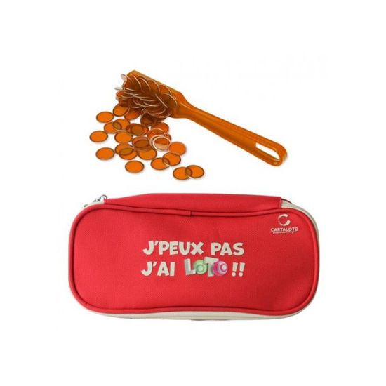 Boule Loto Rangement Et Ramasse Jetons Avec 100 Pions Magnetiques, Vert - Access