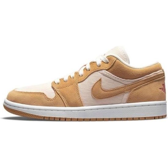Basket Air Jordan 1 Low SE Twine Orange Quartz Corduroy (W) - DH7820-700 Jaune - Cdiscount 