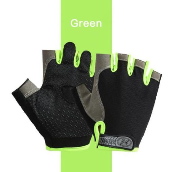 Gants Vélo Demi-Doigts Hommes/Femmes - Antidérapants, Respirants, Protection Paume