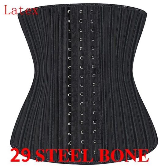 Corset Minceur Femme Ventre Plat [ 1 Corset Femme Invisible Et Confortable ] Gaine Amincissante Ventre Plat Femme - Effet Taille De Guêpe- Noire (M