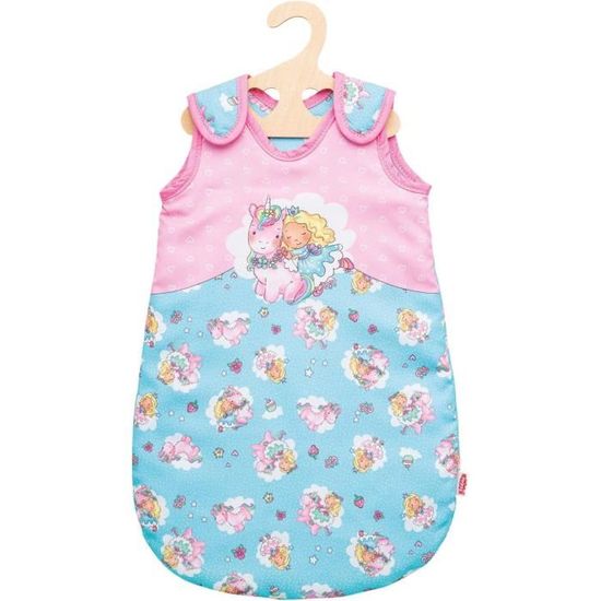 Heless 1994 – Gigoteuse pour poupées Motif Licorne Emil et fée Emma, Taille 28 – 35 cm