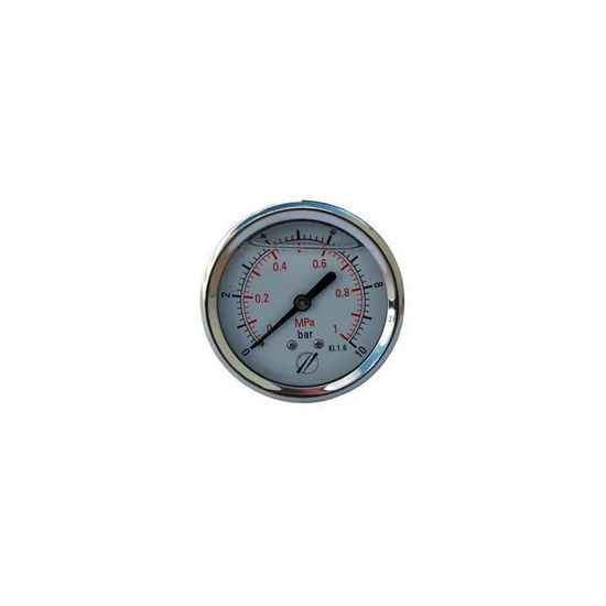 Manomètre à Glycérine 0-300 Bar / 4500 PSI - 63 Mm, Montage 1/4" - Pour Systèmes Pneumatiques Et Hydrauliques