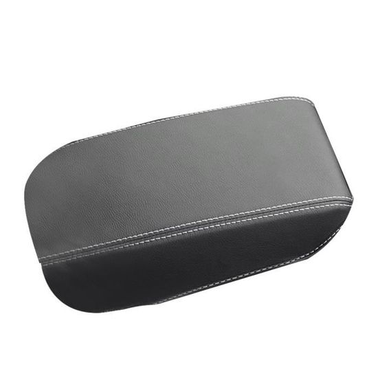 Coussin Accoudoir Console Centrale Voiture – Cuir PU Universel Gris – Housse Confortable Anti-Rayures Pour SUV & Camions