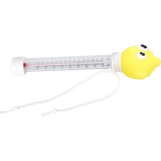 Thermomètre Flottant Pour Piscine - Plage 0-50°C, étanche, Avec Cordon - Pour Piscine, Spa, Bain à Remous, Aquarium