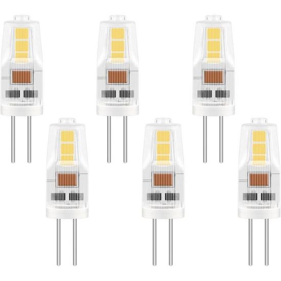 Ampoule LED G4 1.5W 180LM - Équivalent 20W Halogène, Blanc Chaud 3000K, 12V AC/DC - Neuf