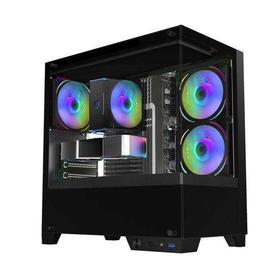 VIST PC Gaming Ryzen 7 5700X - RAM 32Go - RX 6600 - SSD 2To M.2 - WIFI - Windows 11 Pro - Unités Centrales | Cadeaux Noël Fnac Belgique