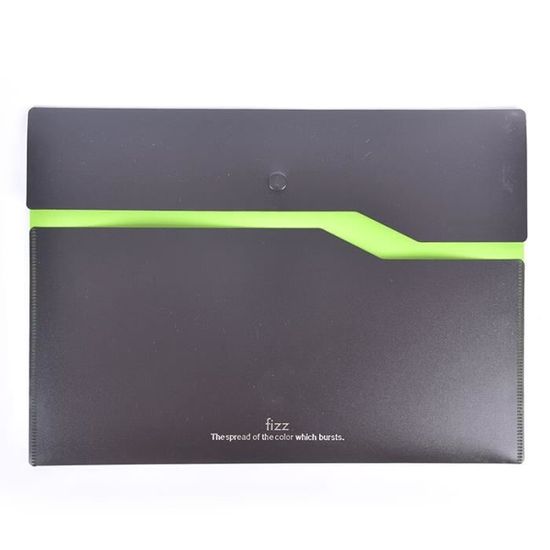 12 Pièces A5 Tide De Fichier En Plastique, Conception De Sceau De Snap