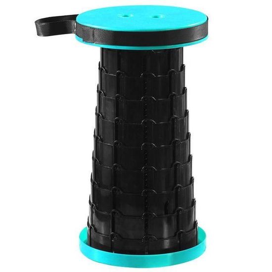 DEERFAMY Tabouret Pliant 3 Pieds – Ultra Léger 0,88 Kg Avec Bandoulière – Pour Camping, Randonnée, Pêche