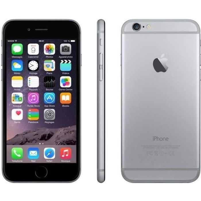 APPLE Iphone 6 128Go Gris sidéral - Reconditionné - Etat correct