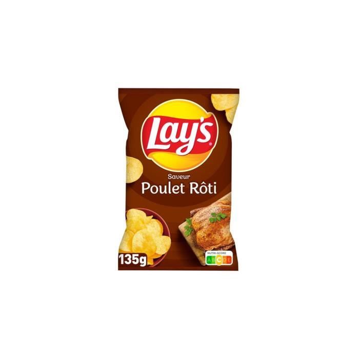Chips aromatisées au poulet Lay's - 135g