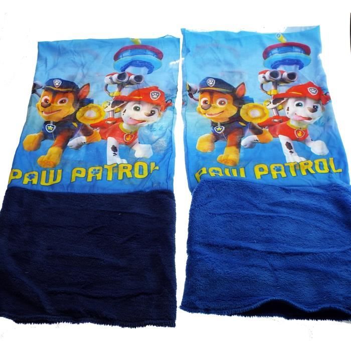 1 Cache Cou, tour de cou, snood Pat Patrouille- 2 coloris