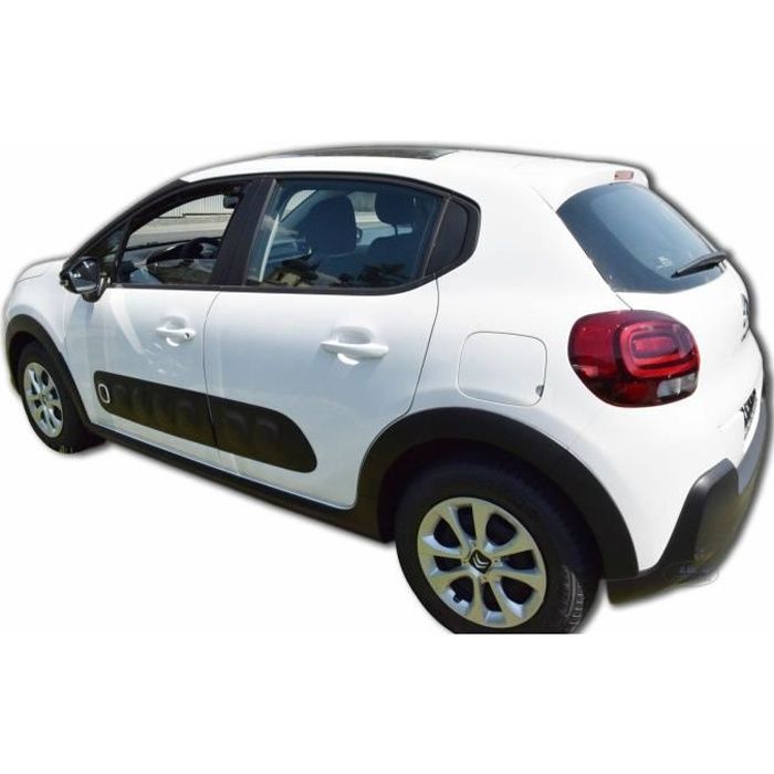 - Deflecteurs d'Air déflecteurs de vent Compatible avec Citroen C3 III 5 Portes 2017-prés 2 pièces