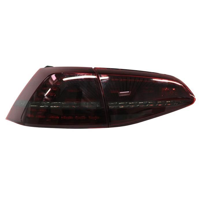 'Feux arrière autocollants Dark passend zugeschnitten pour Golf 7 Berline LED \
