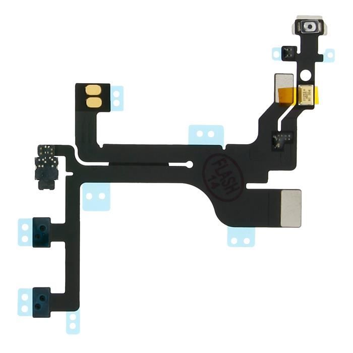 Nappe Power Bouton On/Off + Volume + Haut parleur + Flash pour Apple iPhone 5C