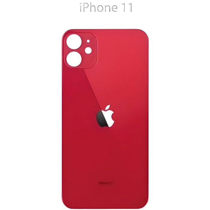 Vitre Arriere Iphone 11 - Rouge