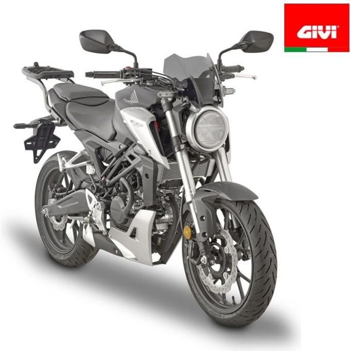 GIVI A1164 PARE-BRISE BAS FUME AVEC SUPPORTS POUR HONDA CB 125 R 2018