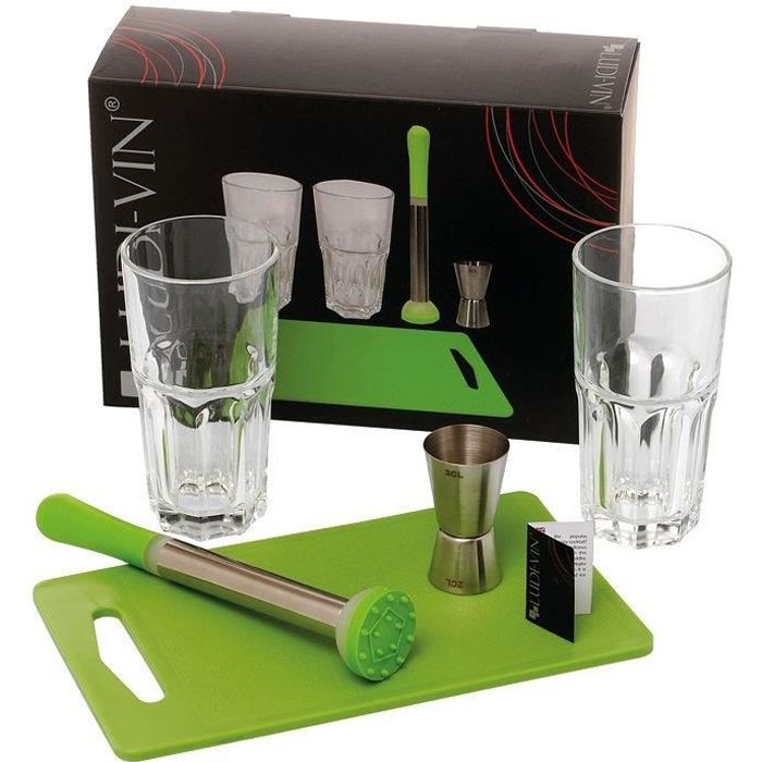 Coffret cocktail Mojito - 5 pièces