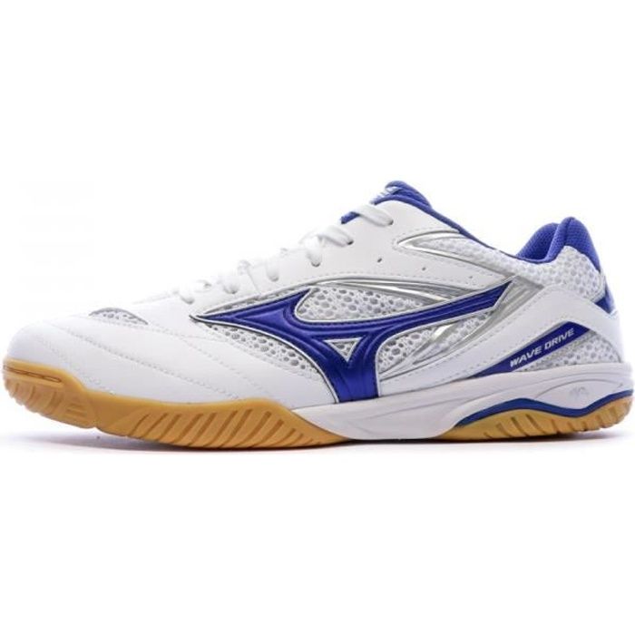 Chaussures de tennis de table blanc/bleu homme Mizuno Wave Drive 8