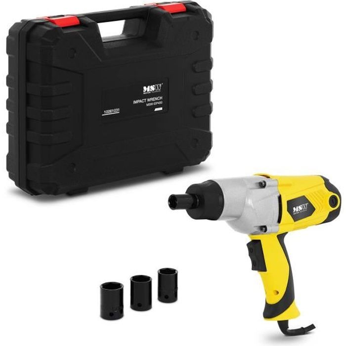 Clé à choc électrique MSW-EIP450 (Filaire 230 V 1 100 W 450 Nm 2 200 tr-min Carré ½ -)