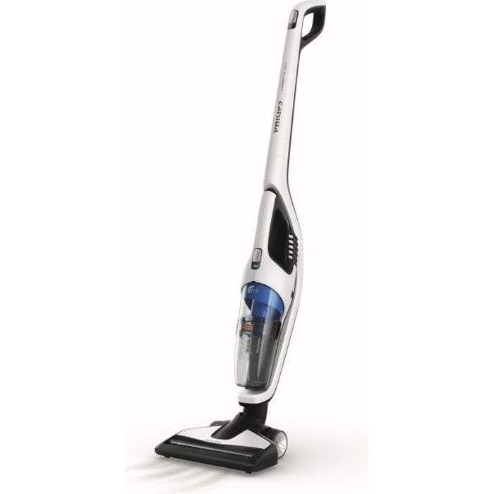 PHILIPS FC6171/01 POWER PRO DUO Aspirateur balai sans fil 2 en 1 - Blanc
