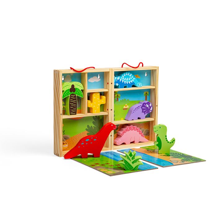 Étagère En Bois Rose Hama Pour Toniebox & Figurines – Rangement Magnétique Jusqu'à 32 Tonies, Design Maison