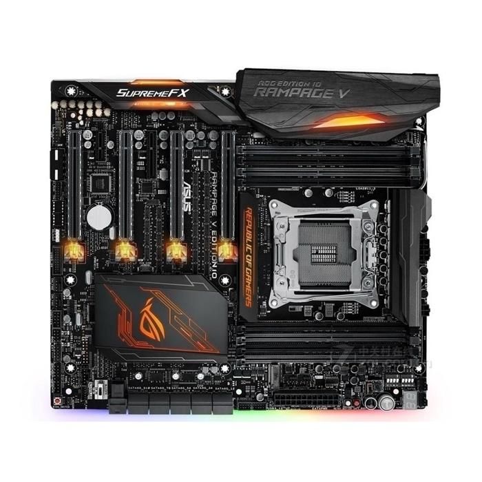 Carte mère ASUS ROG RAMPAGE V EDITION 10 Intel X99 LGA 2011-V3 8xDDR4 128GB E-ATX - Asus