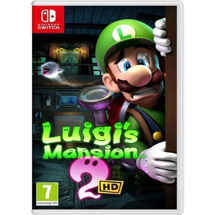 Jeu vidéo - Nintendo - Luigis Mansion 2 - Action-aventure - 1 joueur - PEGI 7+
