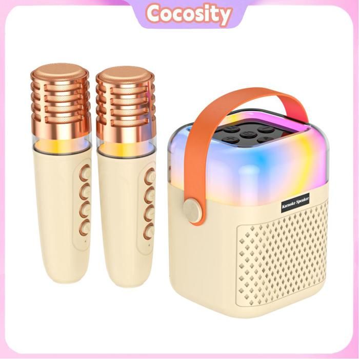 Haut-parleur Karaoké Minecraft Avec Micro Sans Fil - Bluetooth, LED RGB, 5W, Batterie 4h, Design Officiel Vert