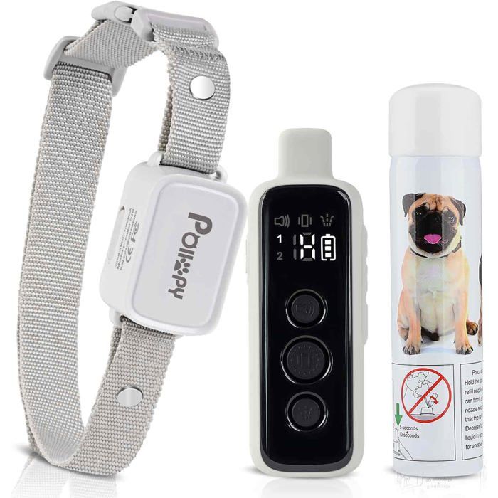 Comparer les prix de Collier De Dressage Pour Chien Citronnelle Avec Télécommande3 Modespulvérisation/Vibrations/BipRechargeable Collier Anti Aboieme