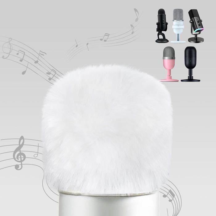 Bonnette Pare-Brise, Anti Vent Bonnet Fourrure Et Filtre Anti Pop