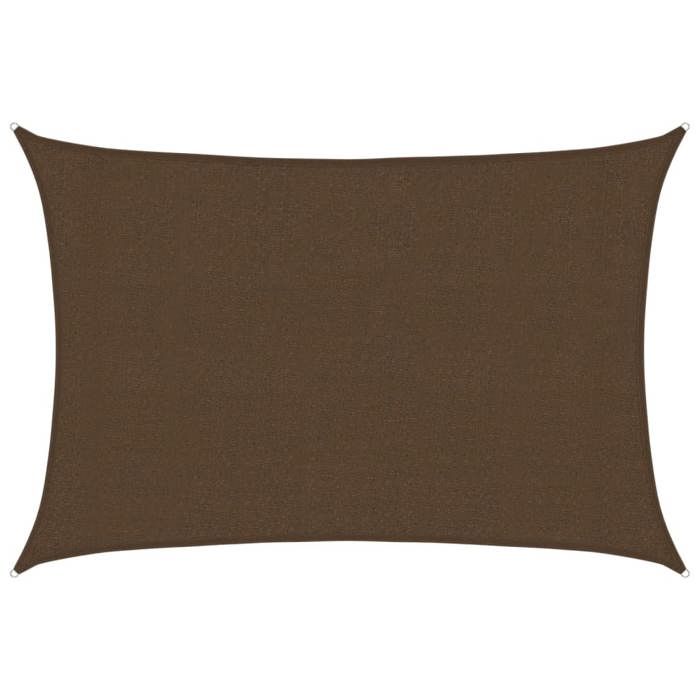 MANGO Filet DOmbrage Toile Protection Solaire Voile dombrage 160 g/m² Marron 3x4 m PEHD LV776