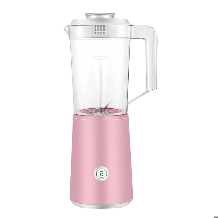 AVIZAR Blender Compact Pour Smoothies et Jus 1,25L Avec Lames Inox 250W Rose