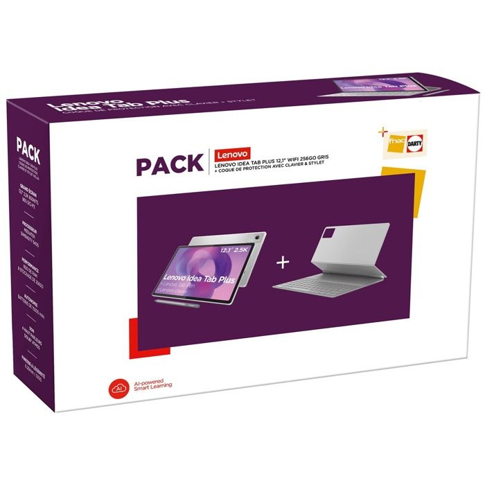 Pack Idea Tab Plus 12 1 + Coque de protection avec clavier et stylet - vue 5