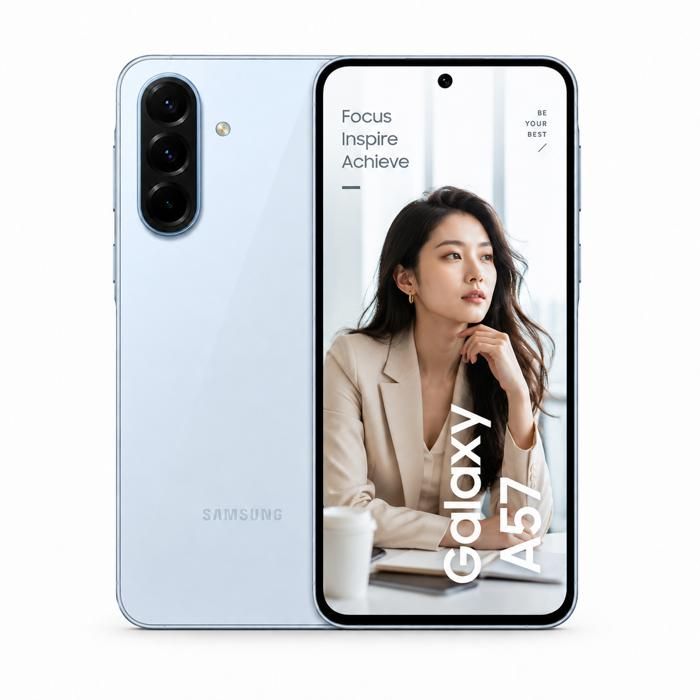 Samsung Galaxy A57 5G 8Go+ Awesome Icyblue Smartphone AMOLED 120Hz Caméra 50MP Double SIM Version Française - vue 2