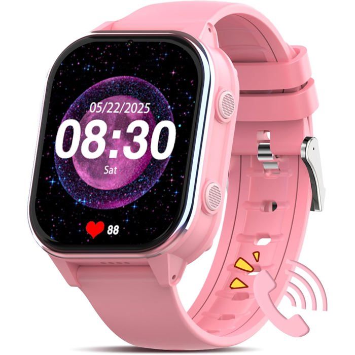 Montre Connectée Pour Enfant Contes De Fées Montre Intelligente Pour Filles Et Garçons Jeux De Puzzle Sos Lampe De Poche R[MB839]
