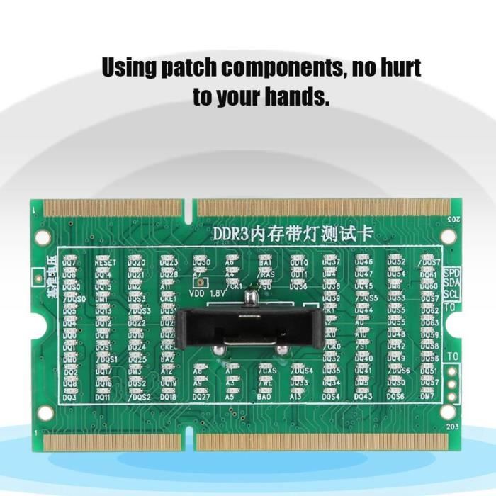 Adaptateur Testeur De RAM DDR4 SO-DIMM Vers DIMM De Bureau - Carte Bleue, 133x36mm, Neuf