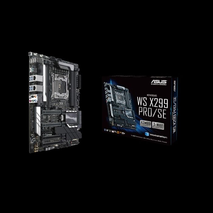 ASUS Carte mère pour station de travail WS X299 PRO/SE - Intel Chipset - Socket R4 LGA-2066 - 128 Go DDR4 SDRAM RAM maximale