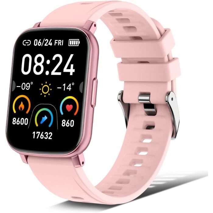 Montre Connectée Femme Smartwatch Fitness Sport Étanche IP67 avec Gestion  Féminine Cardiofréquencemètre Montre Connecter pour Femmes - Cdiscount  Téléphonie