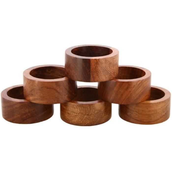 Set de 2 ronds de serviette bois - Créalia - Objet à décorer pour enfant Set de 2 ronds de serviette bois - Créalia - Objet à décorer pour enfant