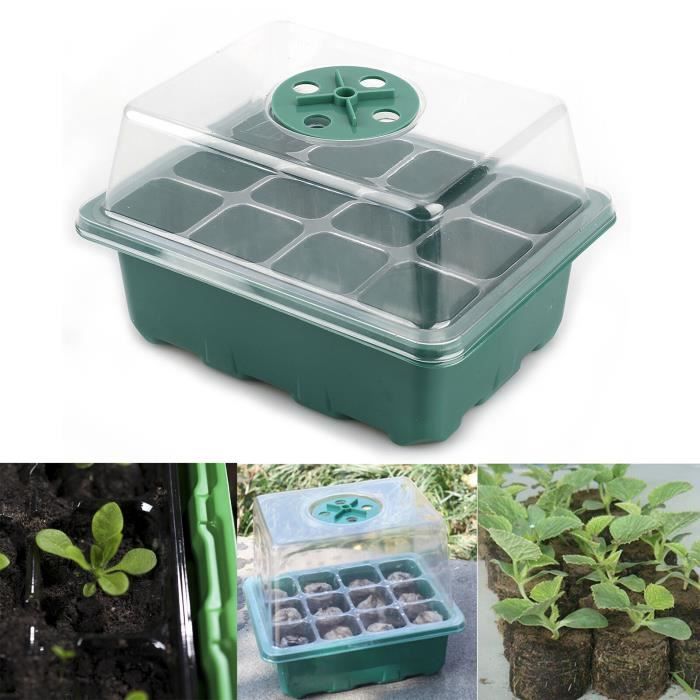 Dôme D'humidité AC Infinity – Kit Germination Avec Plateau 6x12 Cellules – Transparent, Aérations Réglables – Pour Semis Et Boutures