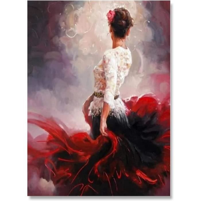 Robe rouge flamenco hotsell