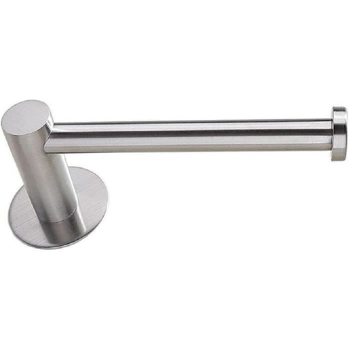 Porte-rouleau WC Aikzik Autocollant - Acier Inoxydable, Sans Perçage