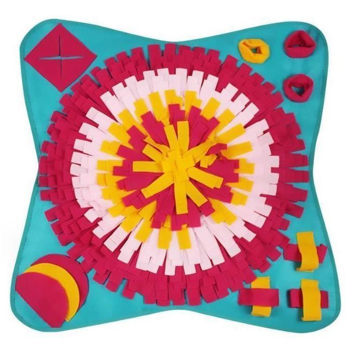 Meilleurs prix pour Tapis éducateurs pour Chiens - MTEVOTX - Tapis de Fouille Alimentation Lente Jouet - Vert