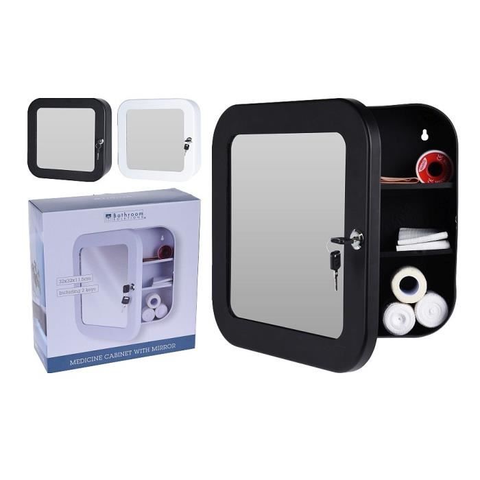 EXCELLENT Armoire à pharmacie avec miroir blanc KO-C80602000bila