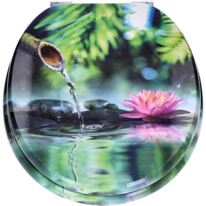 Stickers Abattant Wc Sollbry 2 Pcs Autocollants Pour Abattant De WC Motif Fleurs Sticker Pour Les Toilettes Deco Toilette 86520186 Stickers Wc Abattant