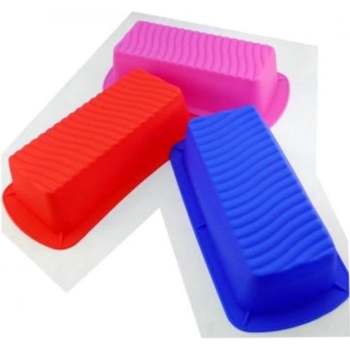 Moule en silicone rectangulaire 14 x 28 x 6 cm - Cdiscount Maison